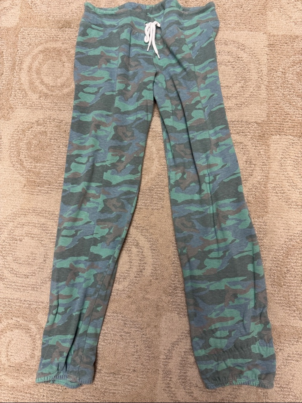 Women's Camo Jogger Pants - Green Camo